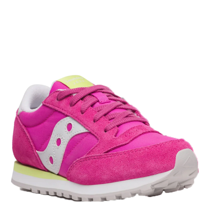 Saucony Kids' Unisex Jazz Original in Pink/Lime