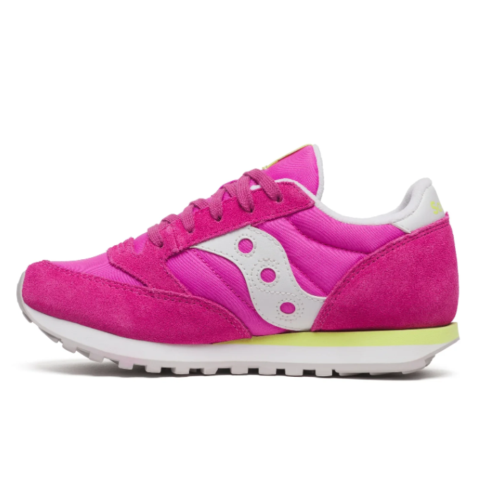 Saucony Kids' Unisex Jazz Original in Pink/Lime