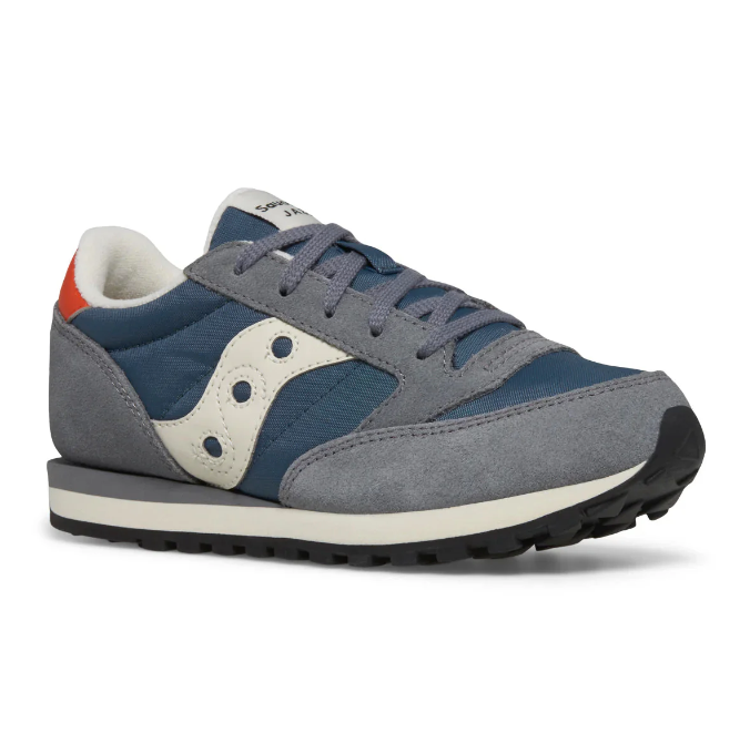 Saucony Kids' Unisex Jazz Original in Grey/Blue/Yellow