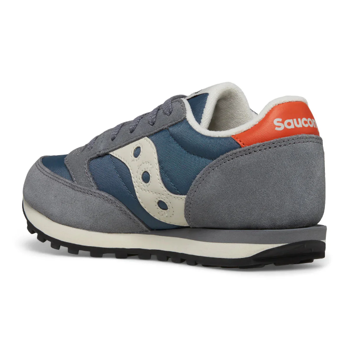 Saucony Kids' Unisex Jazz Original in Grey/Blue/Yellow