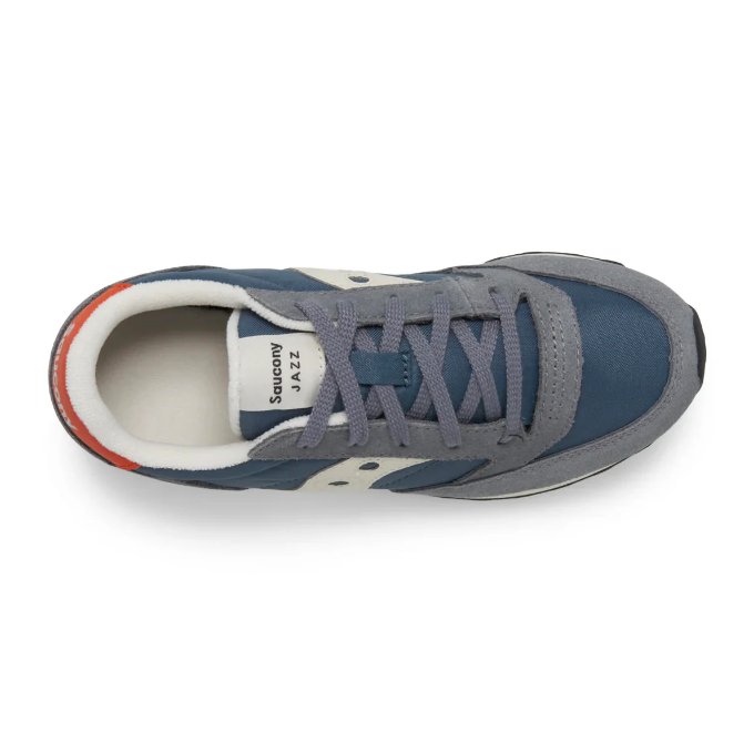 Saucony Kids' Unisex Jazz Original in Grey/Blue/Yellow