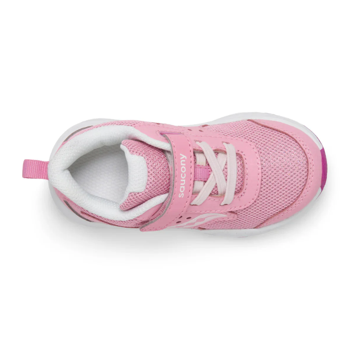 Saucony Kids' Unisex Ride Jr in Pink