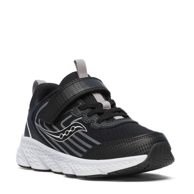 Saucony Kids' Unisex Wind 3.0 A/C in Black/White