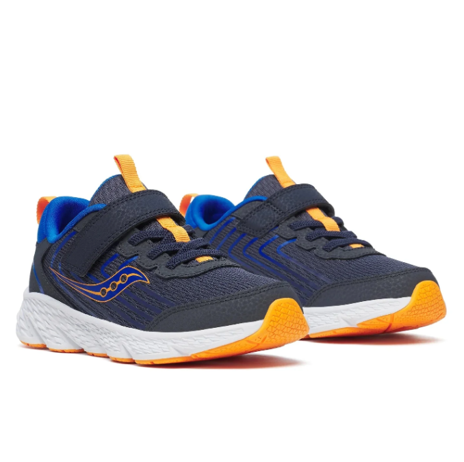 Saucony Kids' Unisex Wind 3.0 A/C in Navy/Peel