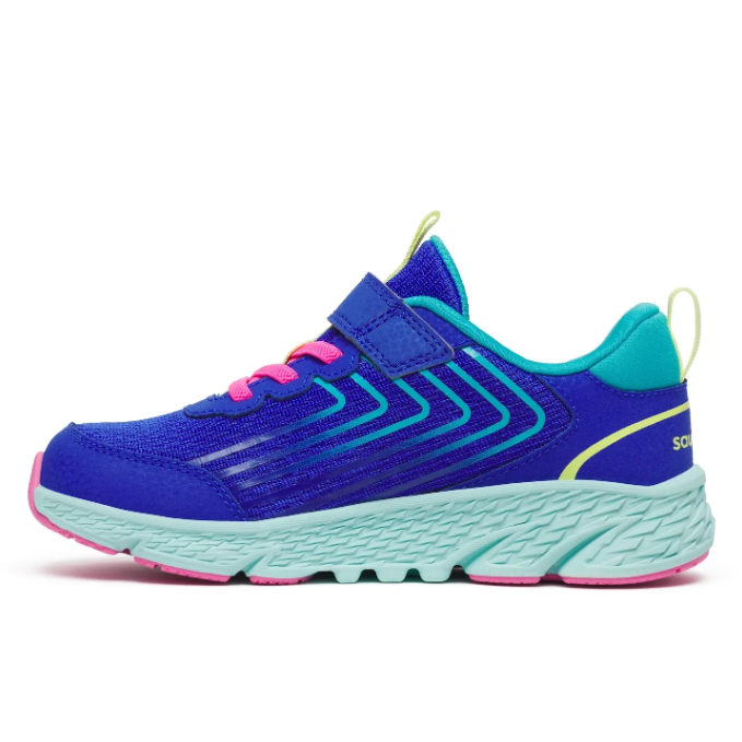 Saucony Kids' Unisex Wind 3.0 A/C en violet/turquoise