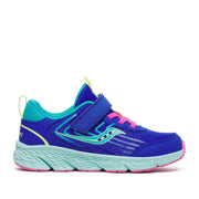 Saucony Kids' Unisex Wind 3.0 A/C in Purple/Turquoise