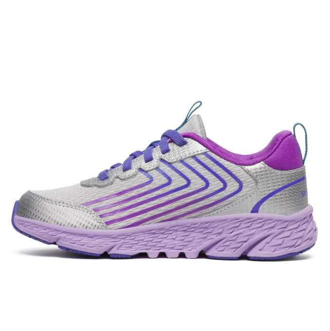 Saucony Kids' Unisex Wind 3.0 A/C in Silver/Purple