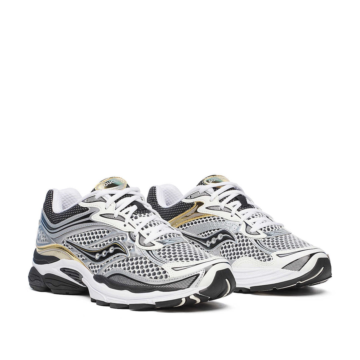 Saucony Unisex Progrid Omni 9 in Silver/Gold