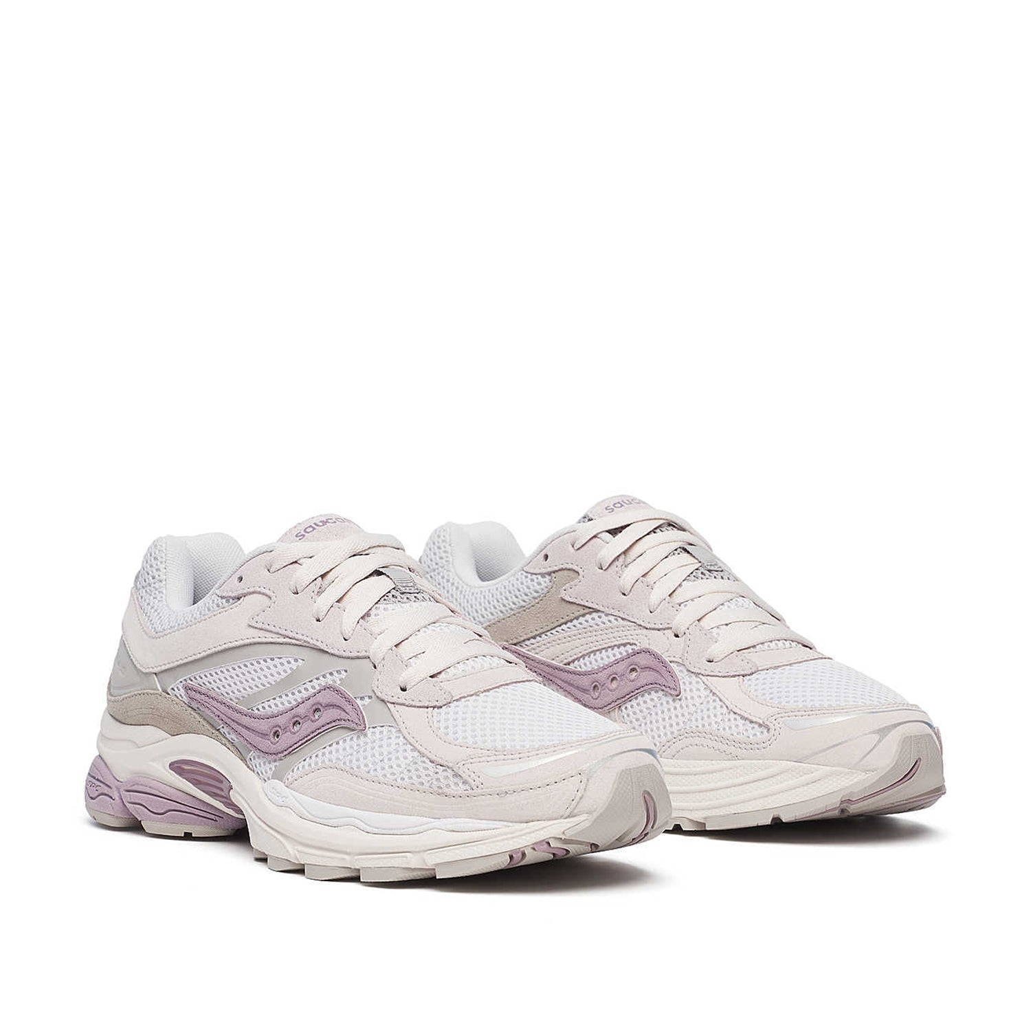 Saucony Unisex Progrid Omni 9 in Light Grey/Lilac
