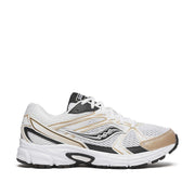 Saucony Unisex Ride Millennium in White/Gold/Black