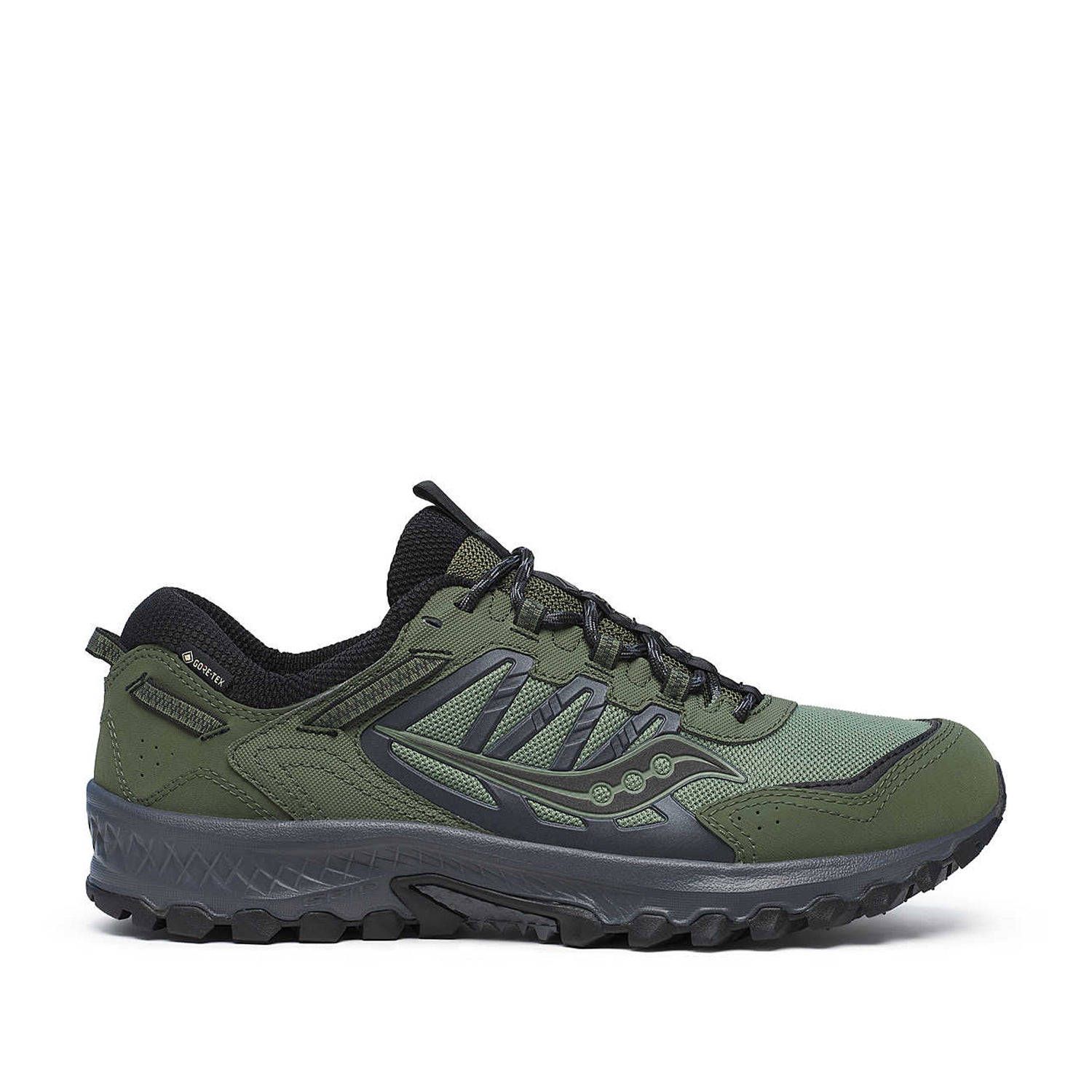Saucony Unisex Grid Peak in Forest/Black
