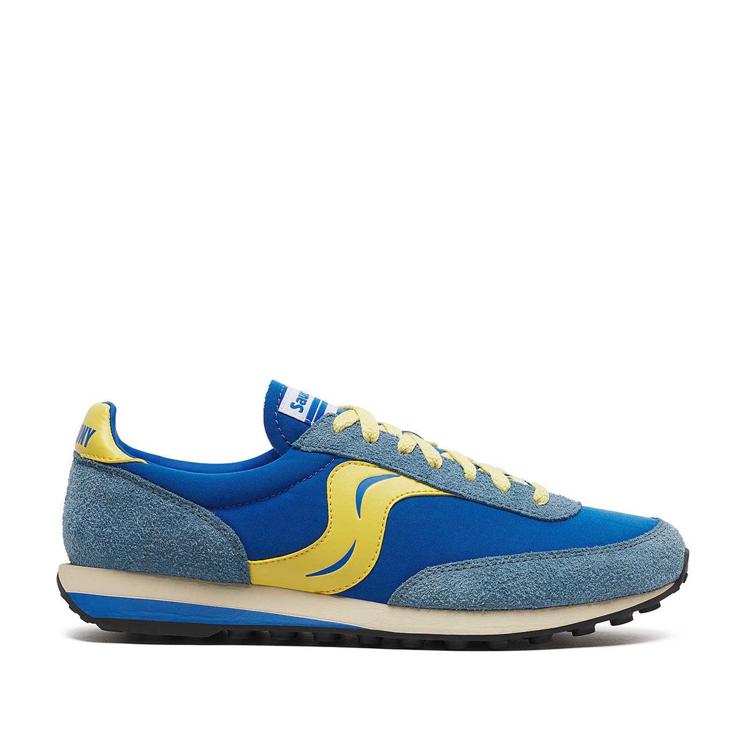Baskets Saucony unisexes 80 en bleu/moutarde