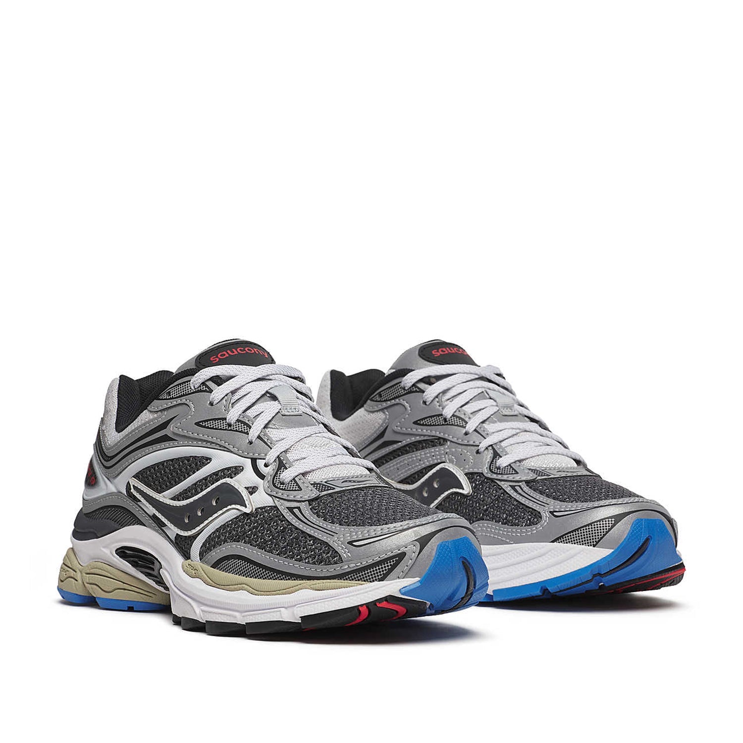 Saucony Unisex Progrid Omni 9 in Grey/Silver