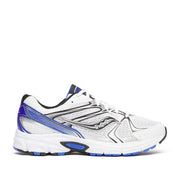 Chaussures de football Saucony Ride Millennium pour homme, coloris blanc/bleu roi