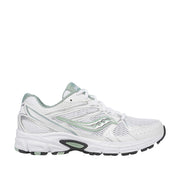Chaussures de cyclisme Saucony Ride Millennium unisexes, coloris blanc/sauge