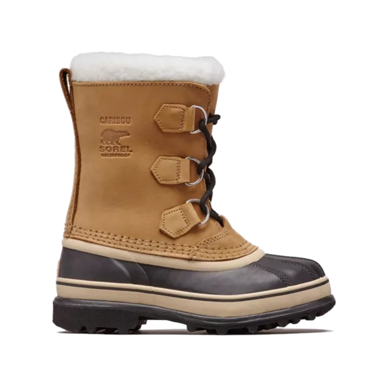 Sorel Youth Caribou WP in Buff