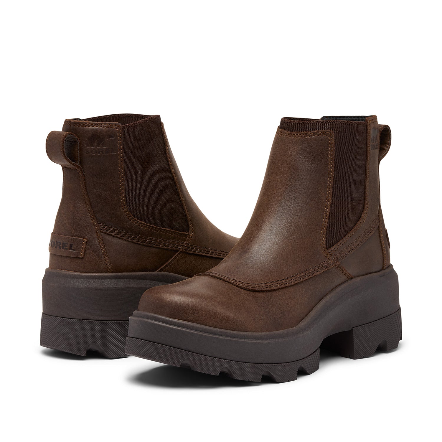 Sorel Women's Joan Frwd Chelsea in Tobacco/Blackened Brown