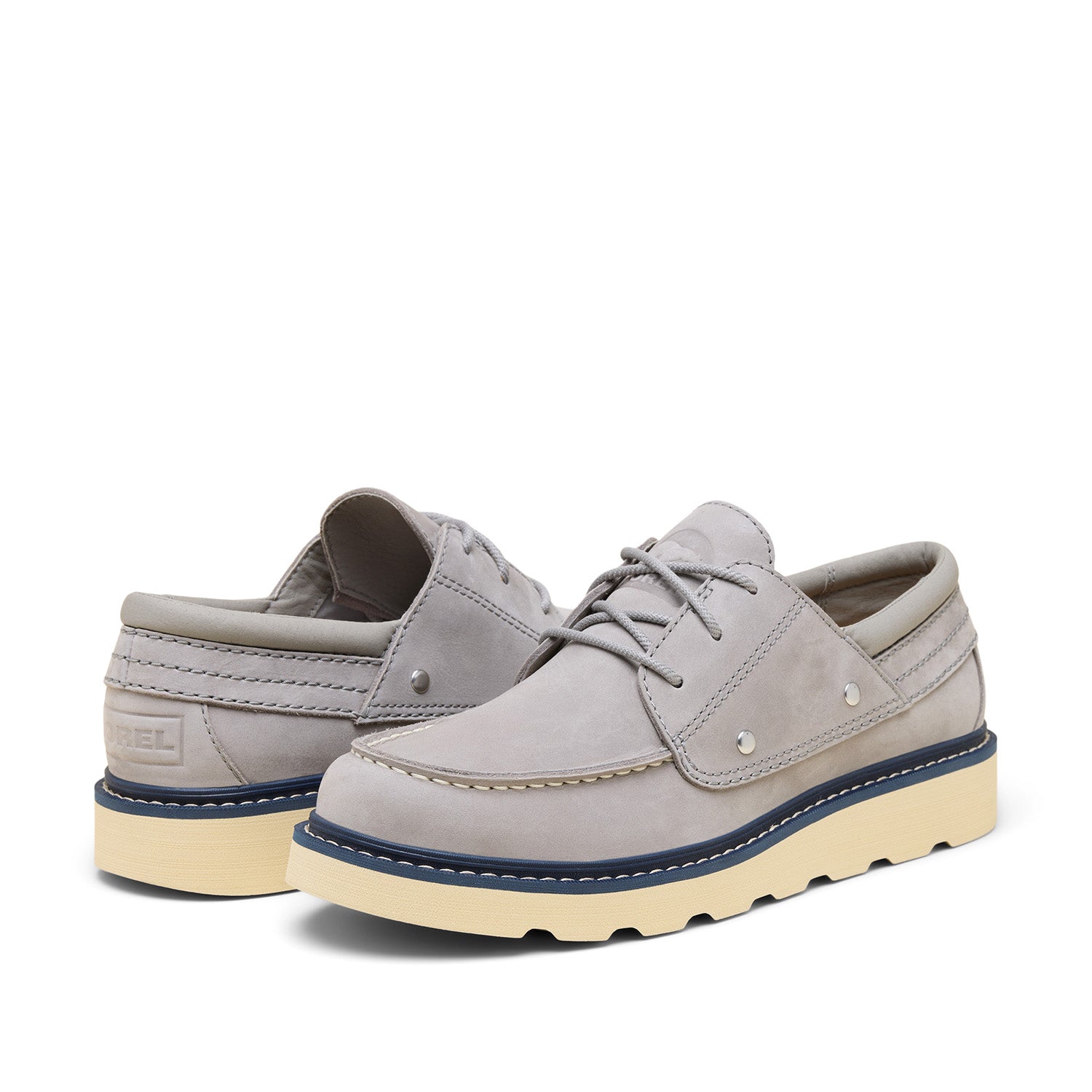 Sorel Men's Slabtown 62'âMariner in Chrome Grey/Collegiate Navy