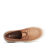 Sperry Women's Highland Platform Boat Shoe in Tan