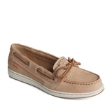 Sperry Women's Starfish 1-Eye Palm Embossed Boat Shoe in Tan