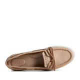 Sperry Women's Starfish 1-Eye Palm Embossed Boat Shoe in Tan