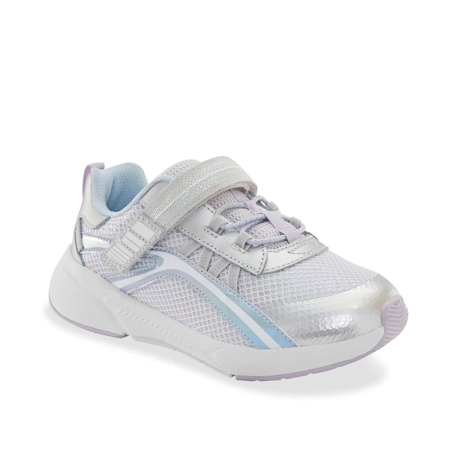 Stride Rite Kids' M2P Journey 3.0 in Silver Sparkle