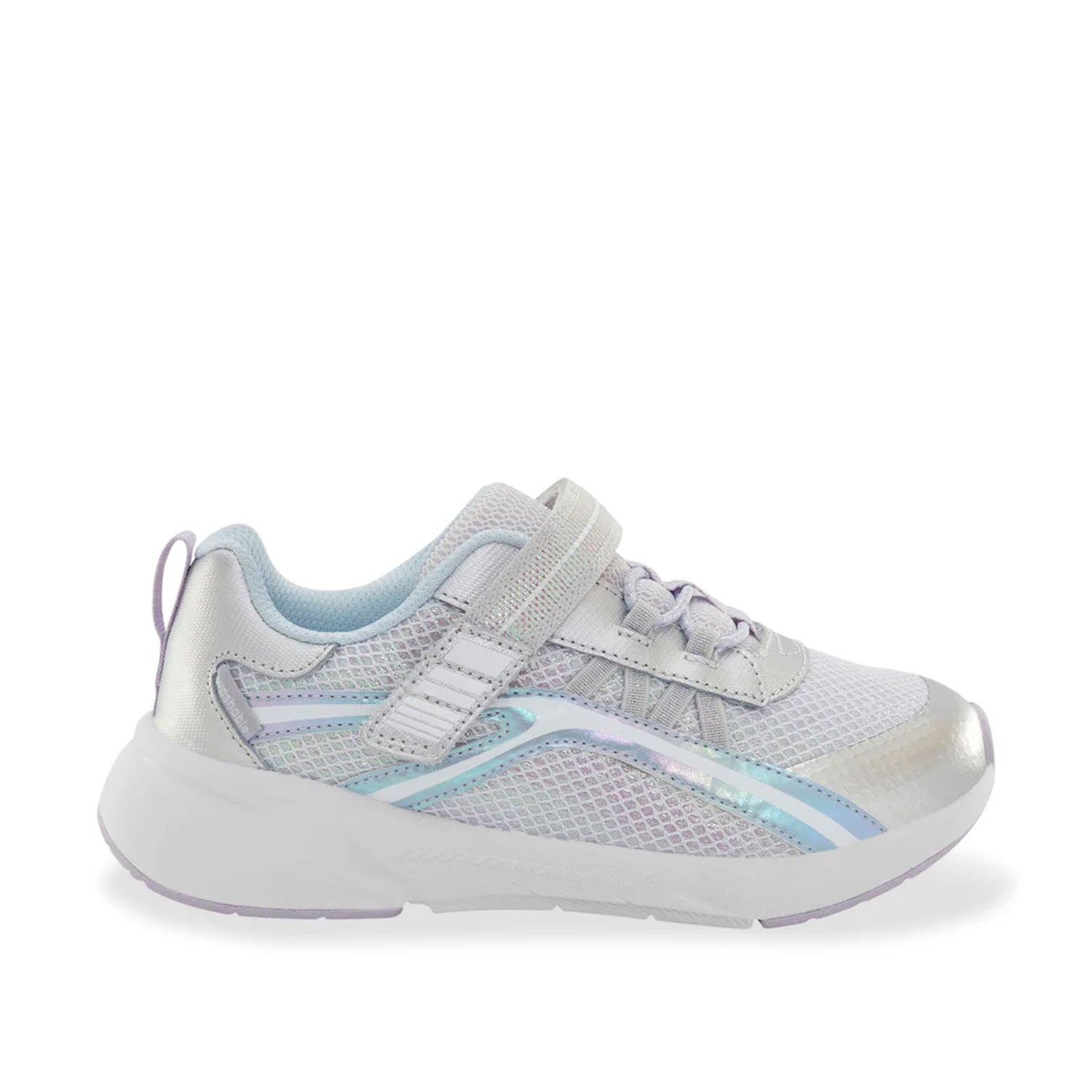 Stride Rite Kids' M2P Journey 3.0 in Silver Sparkle