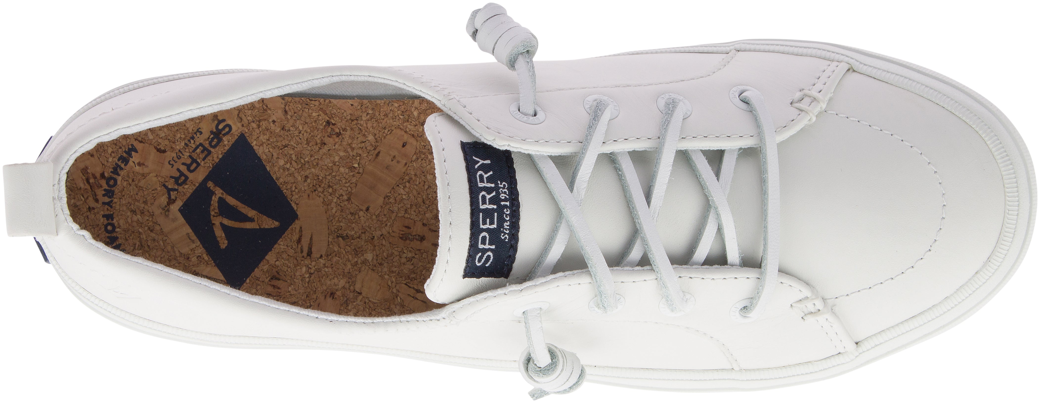 Sperry Women's Crest Vibe Leather in White