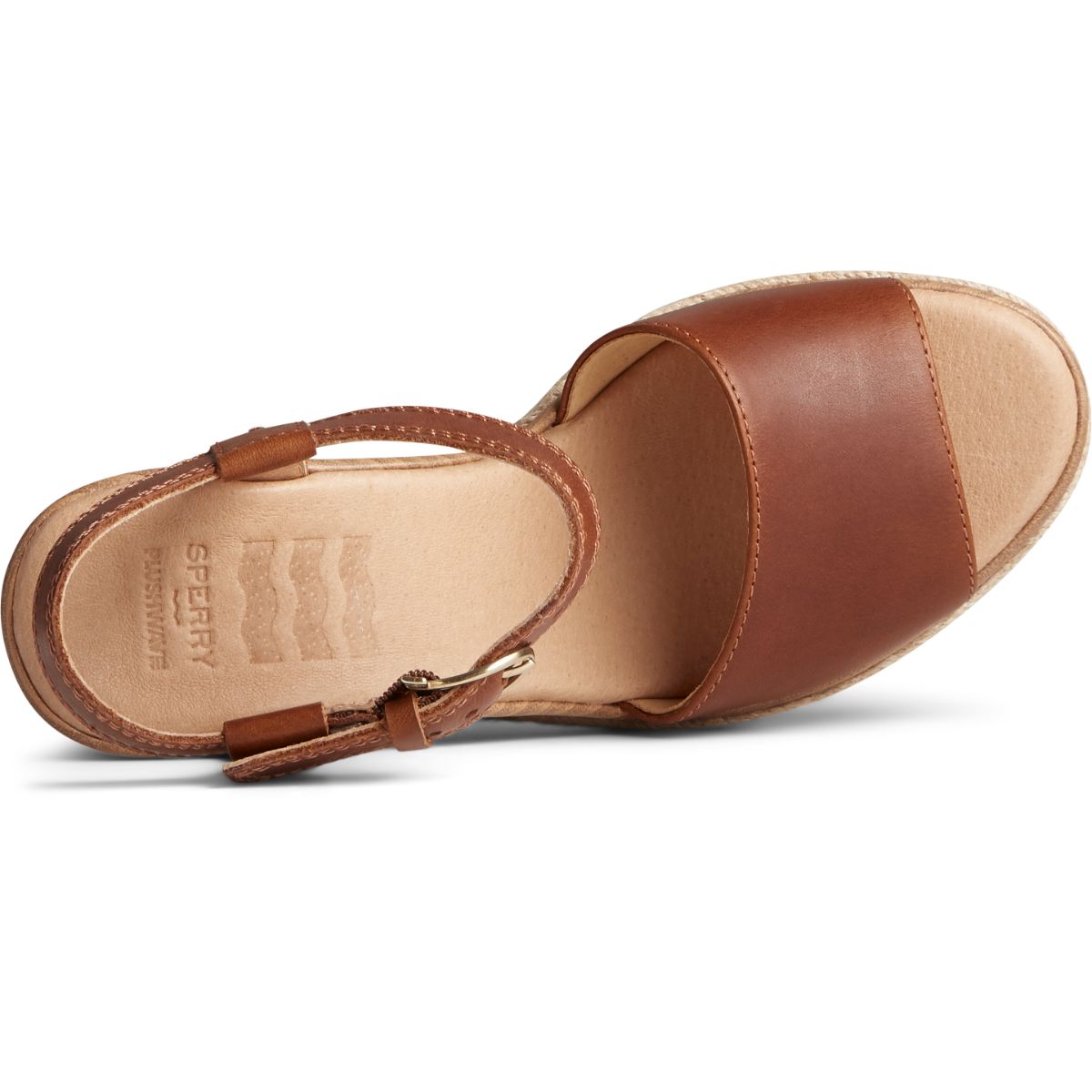 Sperry Women's Fairwater Plushwave Wedge in Tan