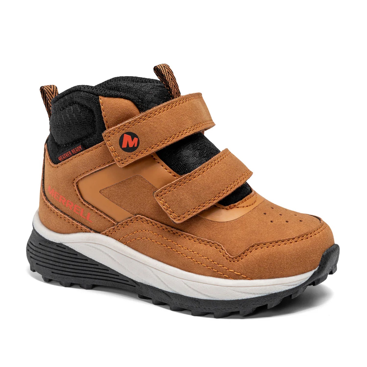 Merrell Kids' Unisex Supernova Mid Jr in Tan/Black
