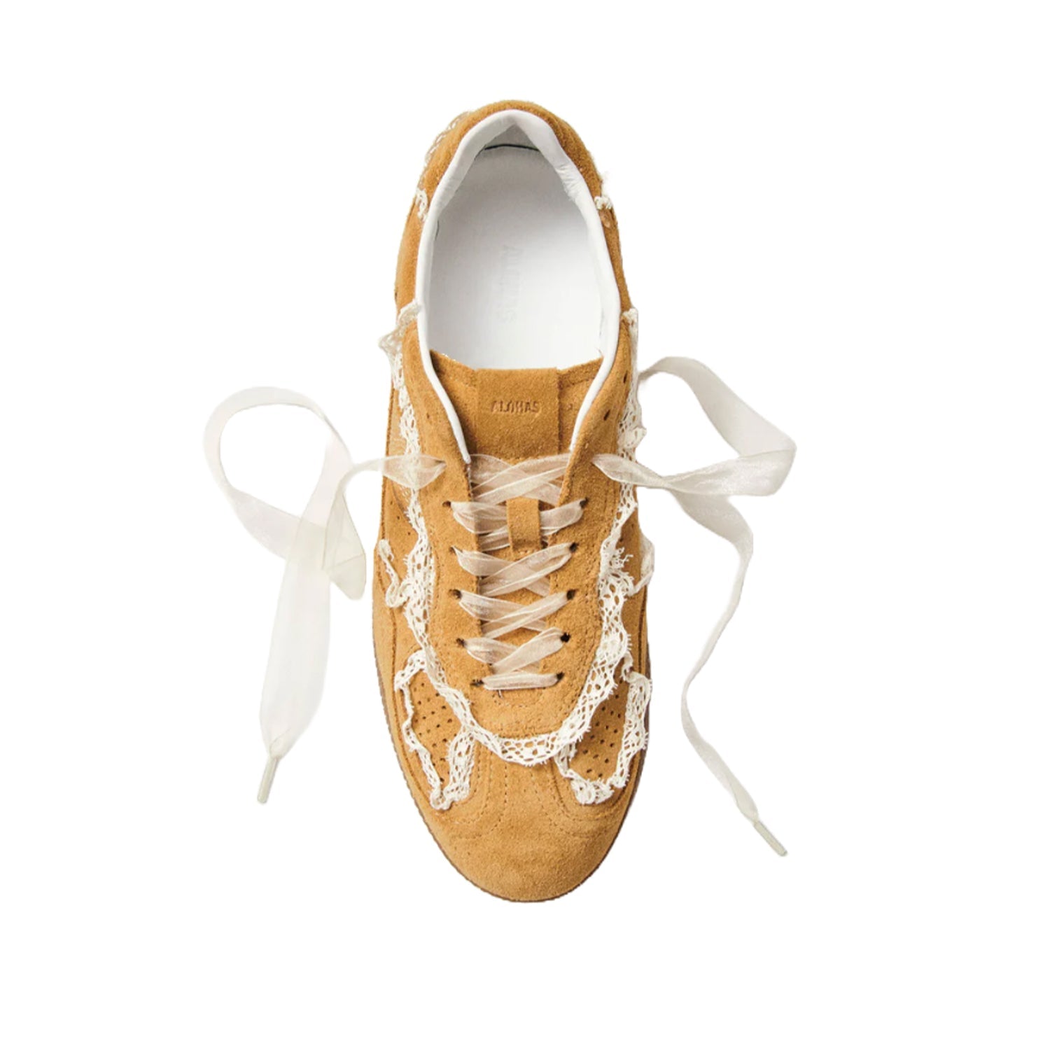 Alohas TB.490 pour femmes, couleur miel au crochet