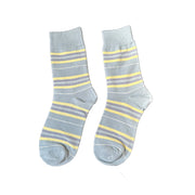 Chaussettes FLOOF à fines rayures couleur brise