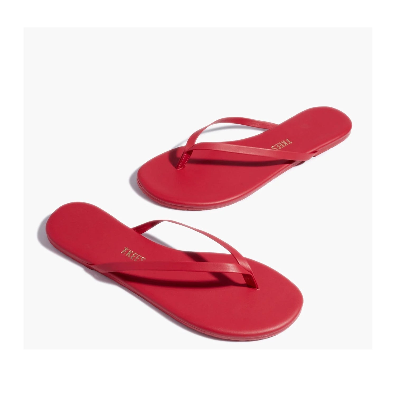 TKEES Chemises unies pour femmes, couleur rouge