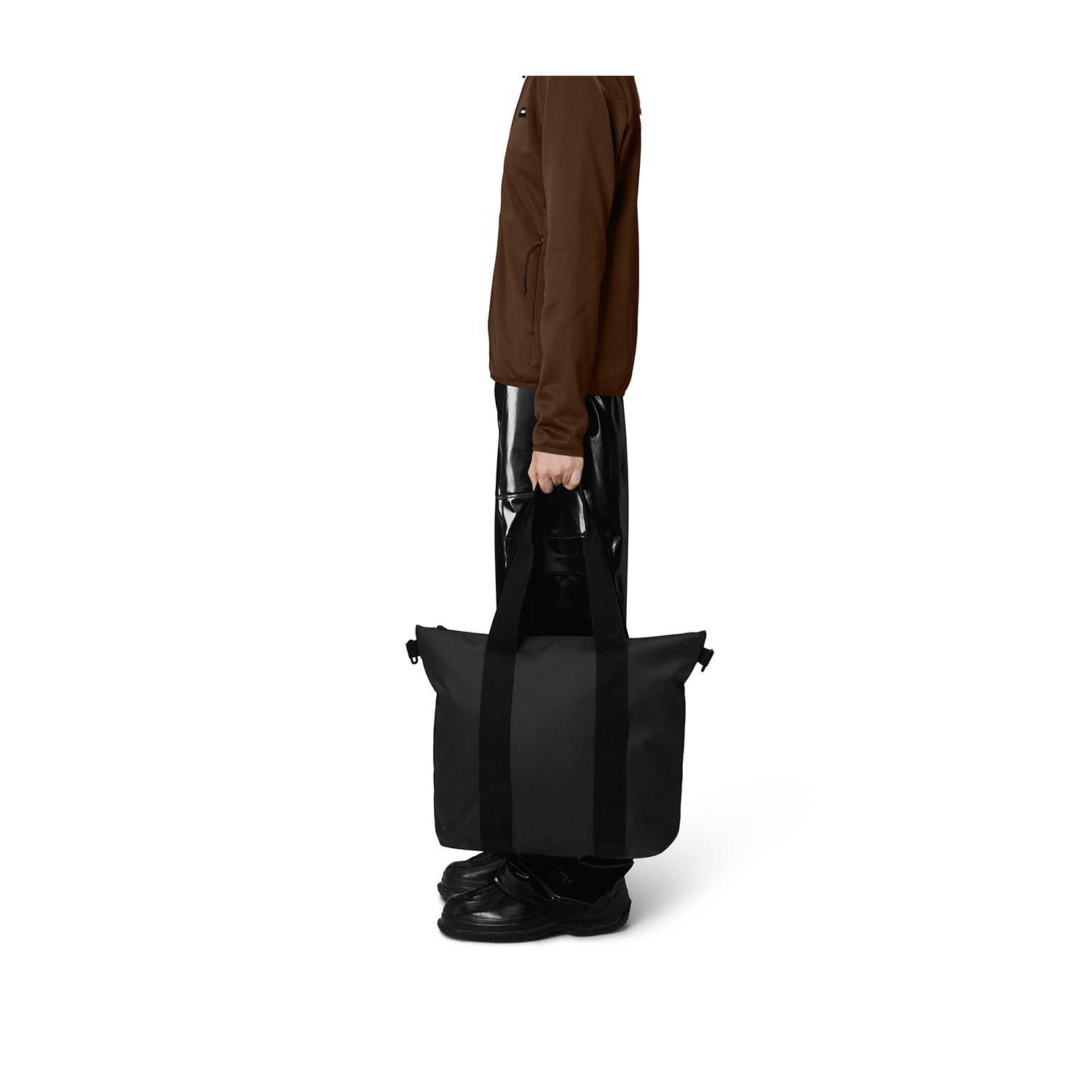 Rains Tote Bag Mini W3 in Black