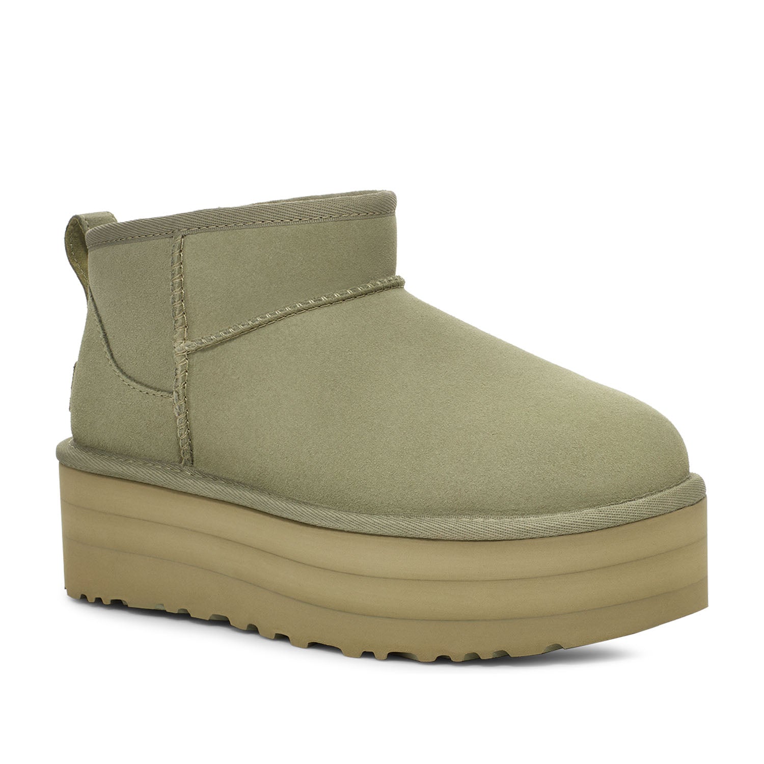 Sandales à plateforme UGG Classic Ultra Mini pour femme, couleur trèfle ombré
