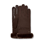 UGG Women's Sheepskin Seamed Glove in Burnt Cedar