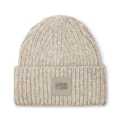 UGG Women's Chunky Rib Beanie in Light Grey