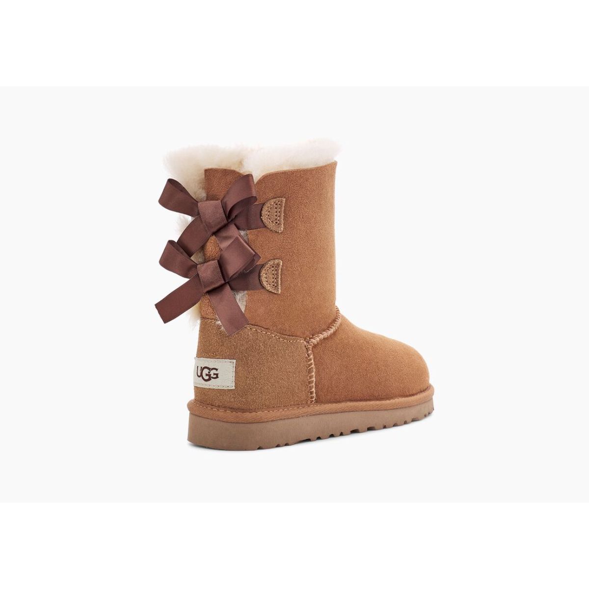 UGG Big Kids' Bailey Bow II in Chestnut