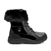 Bottes UGG Adirondack III pour femme en cuir verni noir