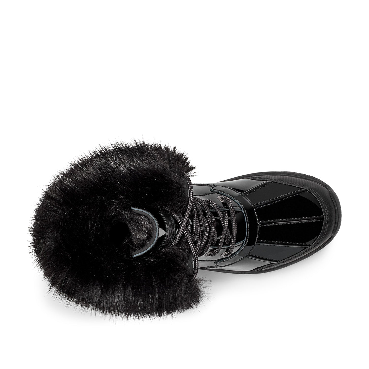 Bottes UGG Adirondack III pour femme en cuir verni noir