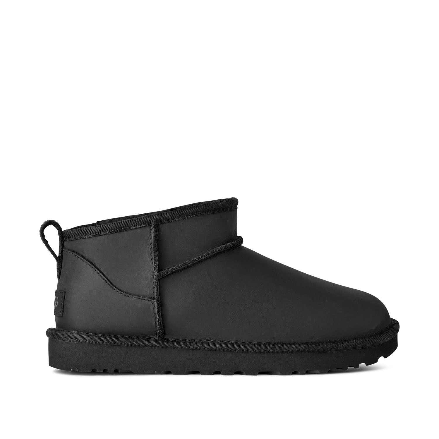 Ugg Women's Classic Ultra Mini Leather in Black