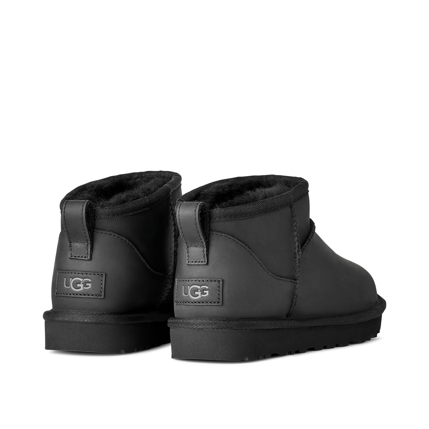 Ugg Women's Classic Ultra Mini Leather in Black