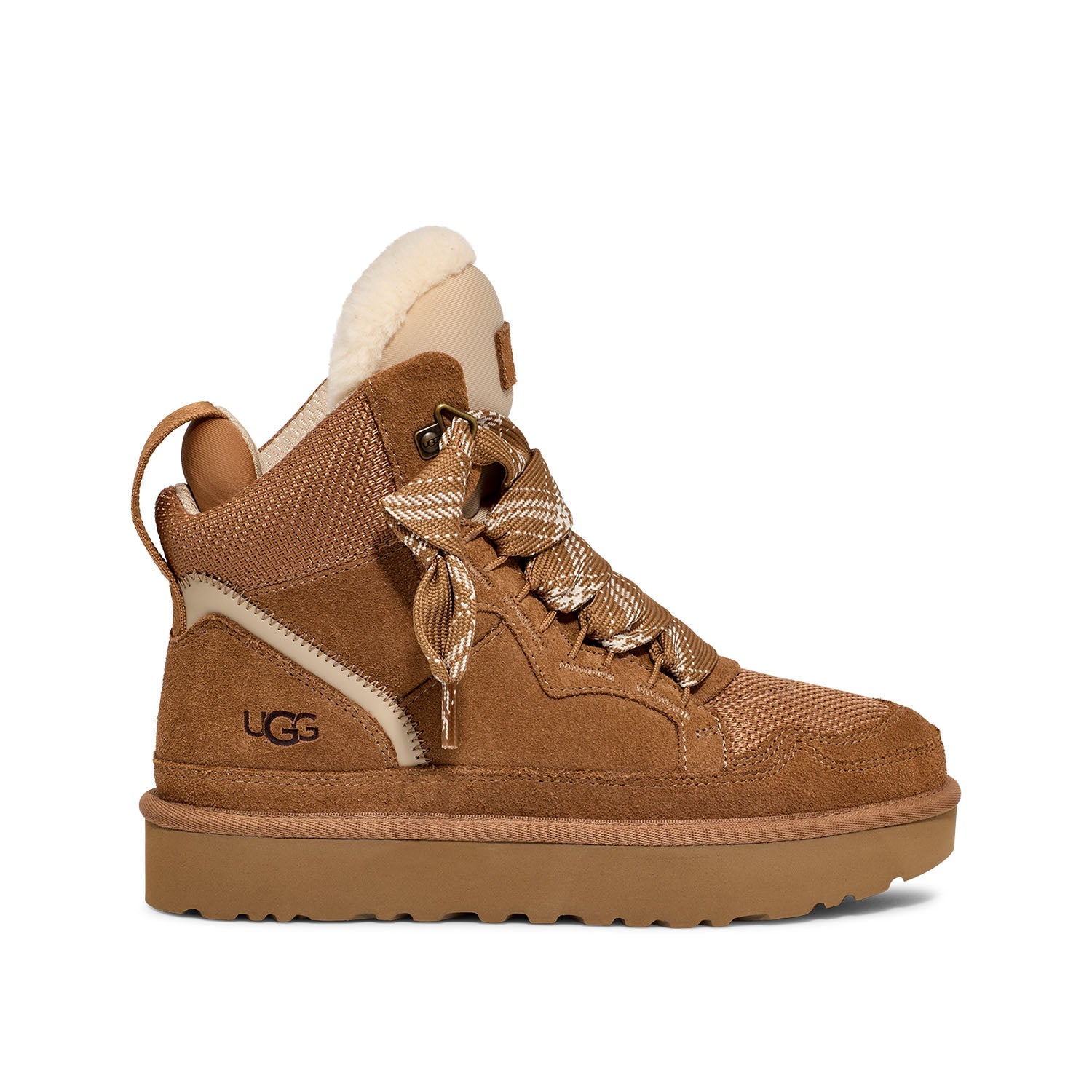 Bottes Ugg Highmel pour femmes, couleur châtaigne