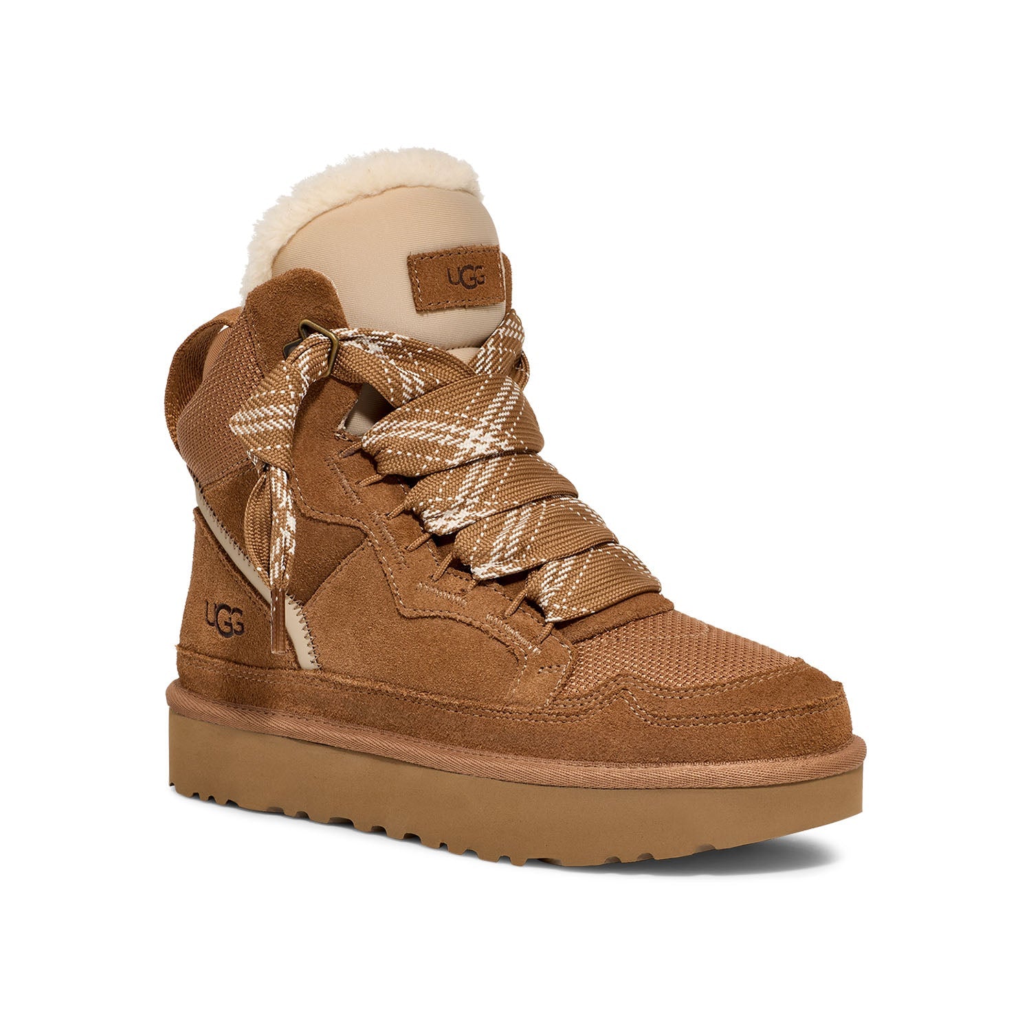 Bottes Ugg Highmel pour femmes, couleur châtaigne