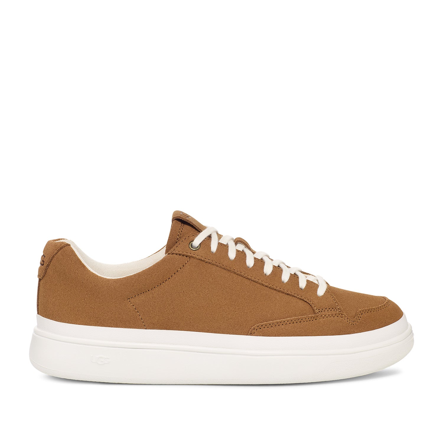 Baskets basses UGG South Bay pour homme en daim couleur châtaigne
