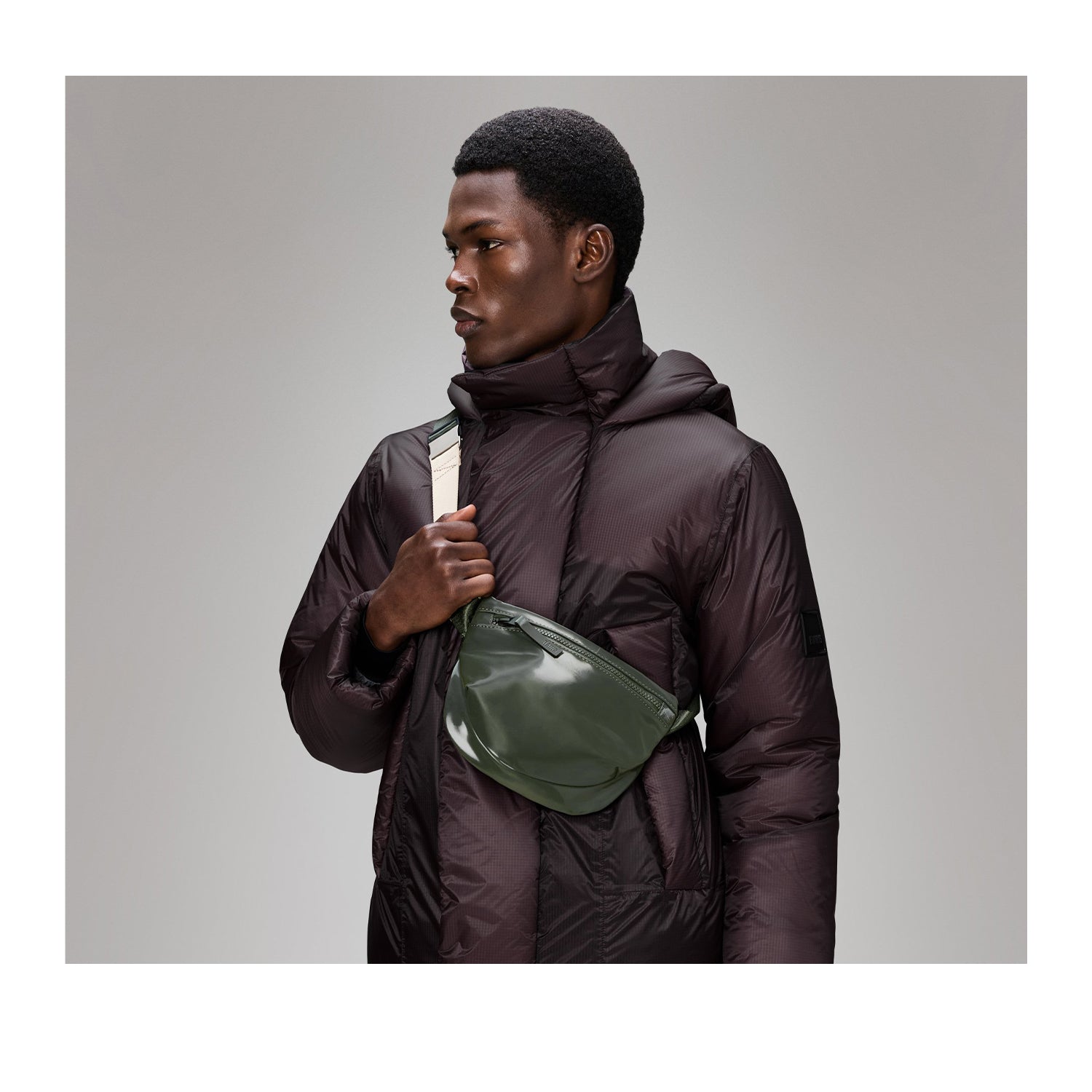 Rains Valera Bum Bag Micro W3 in Swamp