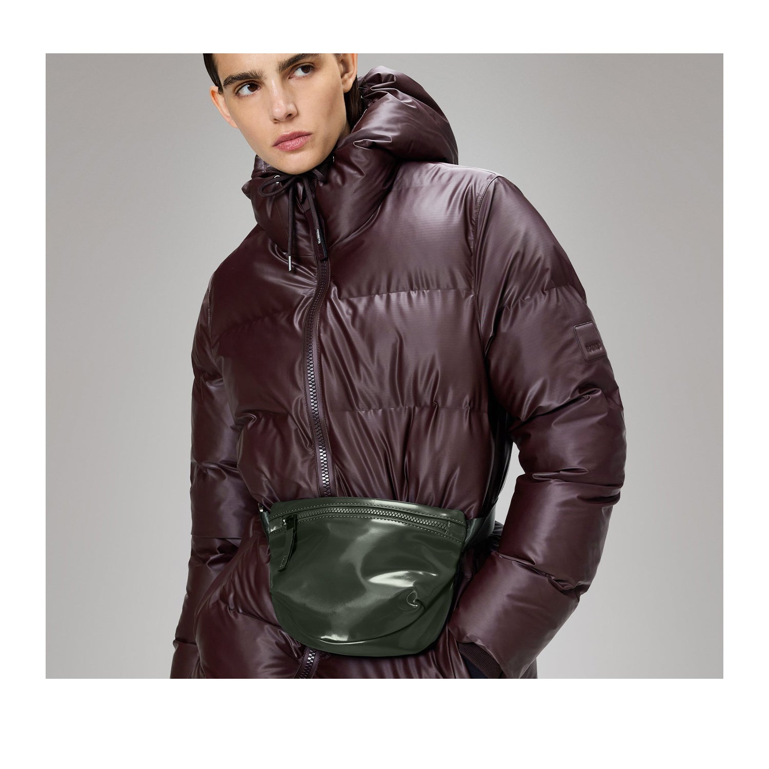 Rains Valera Bum Bag Micro W3 in Swamp