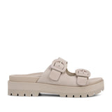 Vionic Capitola Lug Platform Sandal in Beige