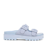 Vionic Capitola Lug Platform Sandal in Blue