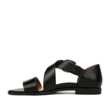 Vionic Pacifica Wide Strappy Sandal in Black